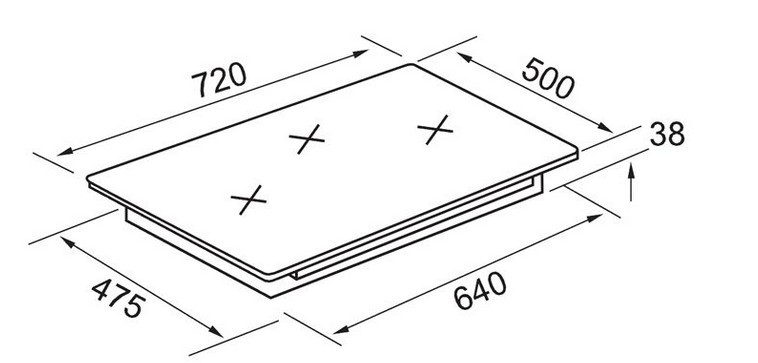 VALENTI燃气灶DHB35AVX IX产品说明